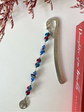 Handmade Dragon Bookmark | Book Accessory | Tree of Life Charm | Reader Gift